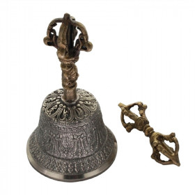 Cloche Tibétaine et Dorje - Instrument sacré Méditation, Purification & Eveil spirituel - 1