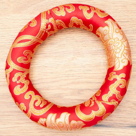 Coussin Cercle 160mm Rouge - Bol Chantant Tibétain - 1