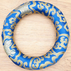 Coussin Cercle 200mm Bleu Marine - Bol Chantant Tibétain - 1
