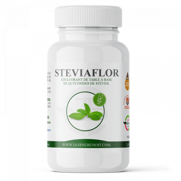 Steviaflor Extrait Stevia Pure 40g – Le Meilleur Substitut Naturel au Sucre - 1
