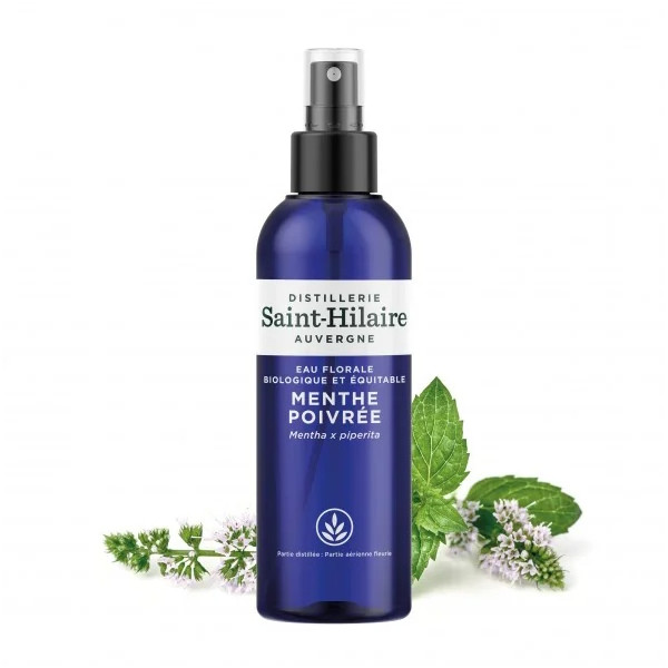 Eau florale de Menthe poivrée bio 200ml - Saint Hilaire - 2