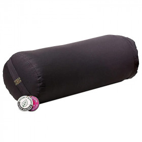 Bolster Yoga anthracite coton BIO (OCS) – 60 x 16 cm - 1