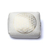 Coussin de méditation - Traversin de yoga fleur de vie coton biologique (OCS) - 1