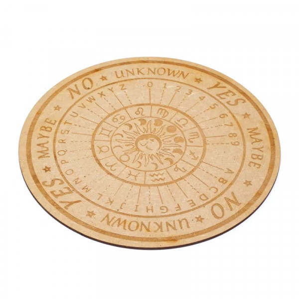 Planche Pendule Astrologie Gravée 20 cm | Radiesthésie & Divination - 2
