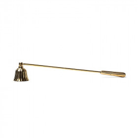 Éteignoir de bougie doré 25 cm - Accessoire indispensable pour bougies - 1