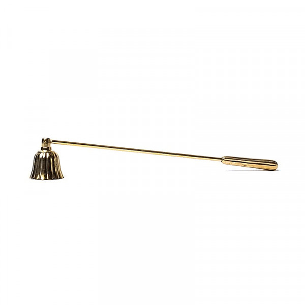 Éteignoir de bougie doré 25 cm - Accessoire indispensable pour bougies - 1