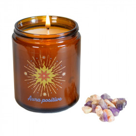 Bougie lithothérapie parfumée Aura Positive - 1