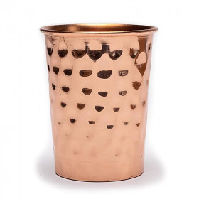 Gobelet cuivre martelé 250 ml – Verre ayurvédique artisanal & bienfaits - 1