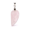 Pendentif Ailes d’Ange en Quartz Rose 3 cm