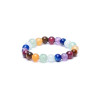 Bague 7 Chakras Élastique 3mm – Pierres Naturelles & Énergie