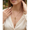 Collier Y doré Maille Chaîne d'ancre – Bijou tendance femme
