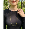 Collier chaîne d’ancre sautoir strass – Bijou élégant femme tendance