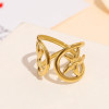 Bague Étoile de Mer Ajustable Dorée – Bijou Marin Tendance Femme Été - 2