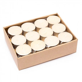 Bougies chauffe-plat Fleur de Vie Jasmin x 24 – Énergie & Relaxation - 1