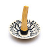 Porte Encens Palo Santo Céramique 12,5 cm – Support Sécurisé & Design Zen