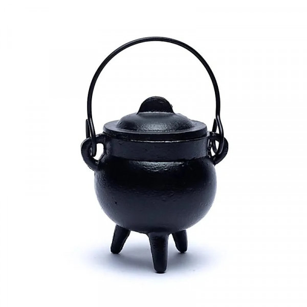 Chaudron en Fonte 9x8 cm (560g) – Rituel, Déco & Ésotérisme - 1