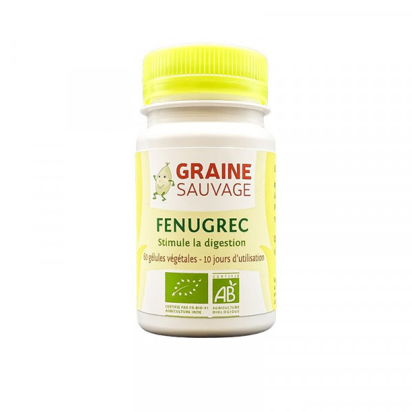 Fenugrec Bio Gélules - Appétit, Digestion & Vitalité - Graine Sauvage - 1