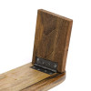 Banc de Méditation Fleur de Vie en Bois de Manguier 48 cm - 4