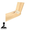 Banc de méditation pliable en chêne d'Amérique - Confort - 4