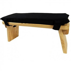 Coussin pour Banc de Méditation Noir 48x17 cm - Confort Zen - 1