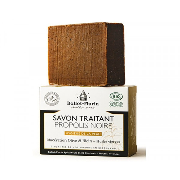 Savon Propolis Noire bio 100g - Ballot Flurin - 2