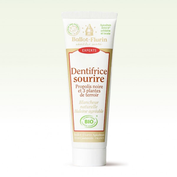 Dentifrice Sourire Ballot-Flurin à la Propolis Noire Bio - Sans Fluor - 1