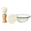 Coffret Rasage Naturel Anaé Bio – Savon, Blaireau & Bol Émaillé - 2