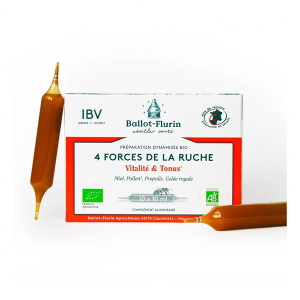 Préparation Dynamisée Bio 4 Forces de la Ruche - Vitalité - 1