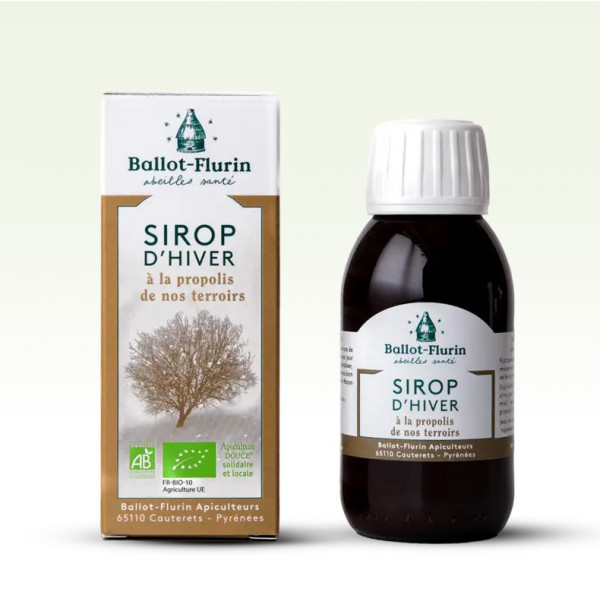 Sirop d'Hiver Bio à la Propolis 89% Miel Brut Français - Ballot-Flurin - 1