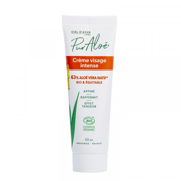 Crème Visage Intense Aloe Vera Bio 63% - Hydratation & Nutrition - 2