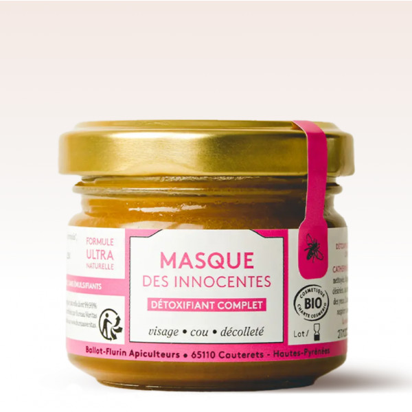 Masque des Innocentes - Masque purifiant visage au miel & propolis - Ballot-Flurin - 1
