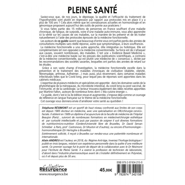Pleine Santé : Vitalité, Immunité, Anti-Âge - Stéphane Résimont - 2