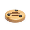 Porte-savon rond en bambou 8 cm - Support savon solide écologique - 2