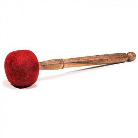 Mailloche Bol Chantant Tibétain Bois & Feutre TL 33 cm - 1