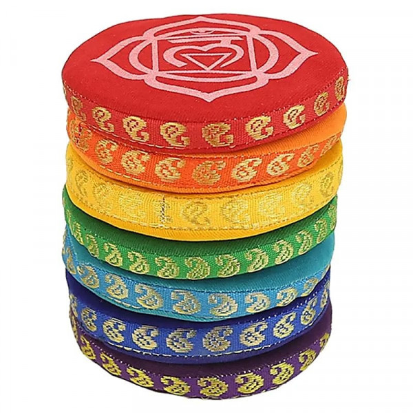 Coussins pour Bols Chantants set de 7 Chakras 9,5 cm – Sonothérapie - 2