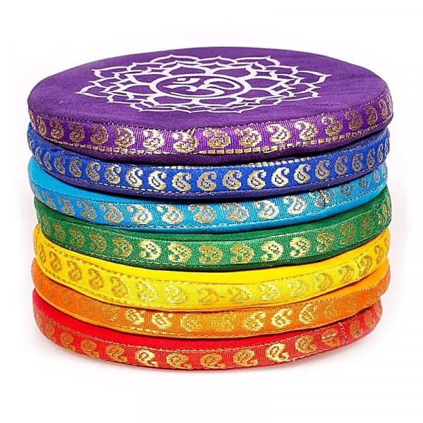 Coussins pour Bols Chantants 7 Chakras 14,5 cm - Support Bol Tibétain - 2