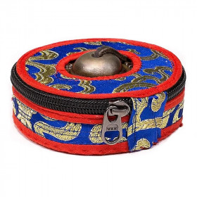 Housses pour cymbales Bleu/Rouge 7,5 cm - Petit modèle - 1