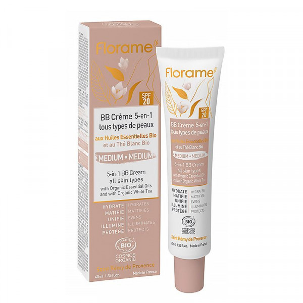 BB Crème 5-en-1 Bio Médium Florame SPF 20 – 40 ml - 1