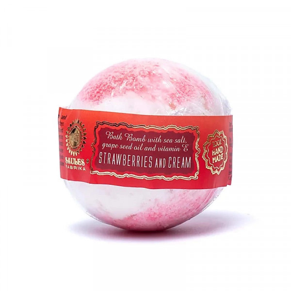 Bombe de bain Fraises & Crème 145 g – Soin gourmand et relaxant - 2