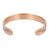Bracelet en cuivre magnétique motif Lotus - 2