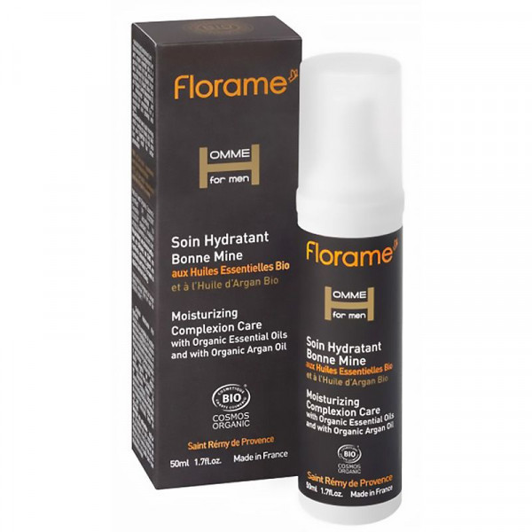 Soin Hydratant Bonne Mine Homme bio 50 ml – Florame - 1