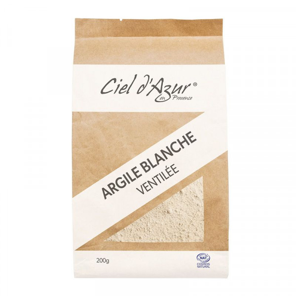 Argile blanche ventilée – 200 g – Ciel d’Azur - 1