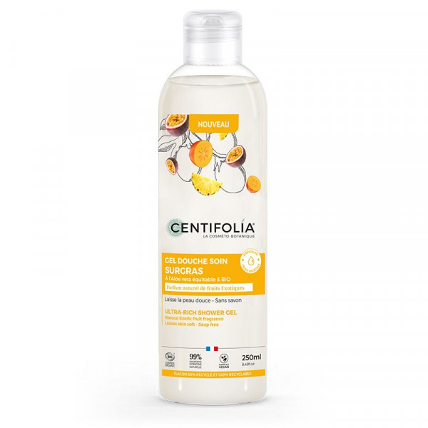 Gel douche surgras parfum Fruits Exotiques Bio Centifolia - 1