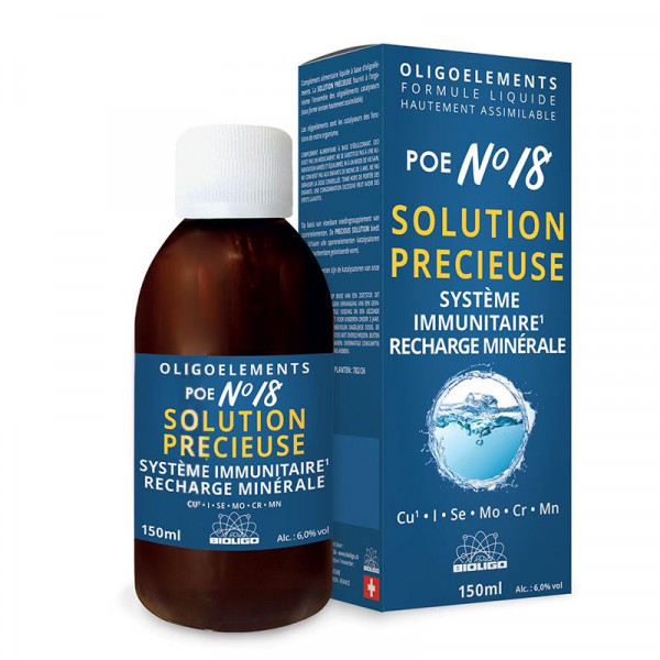 Solution Précieuse POE n°18 Bioligo – Oligoéléments – 150 ml - 1