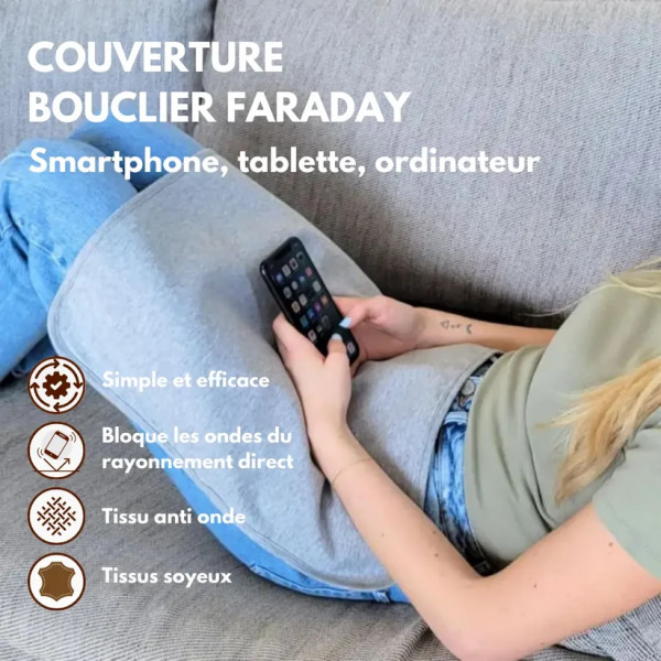Couverture Bouclier Faraday Anti-Ondes – Smartphone, Tablette et Ordinateur - 2