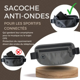 Sacoche Sport Anti-Ondes Protection Faraday – Légère et Pratique - 5