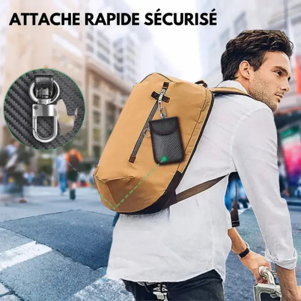 Porte-clé Faraday anti-ondes – Protection clés de voiture et cartes bancaires - 3