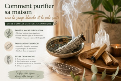 Comment purifier sa maison avec la sauge blanche et le palo santo