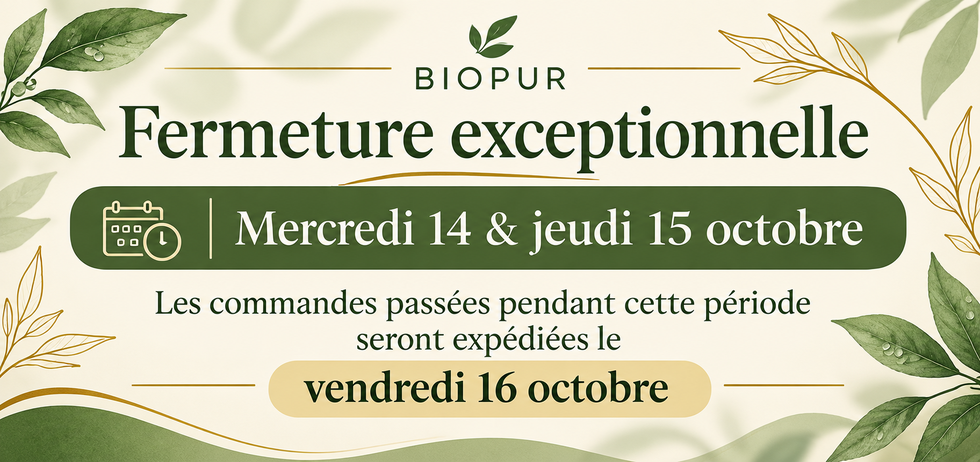 Fermeture exceptionnelle